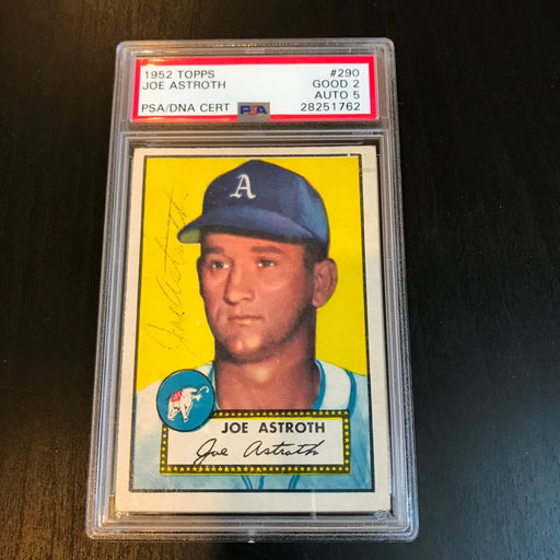 1952 Topps #290 Joe Astroth Signed Autographed Baseball Card PSA DNA COA