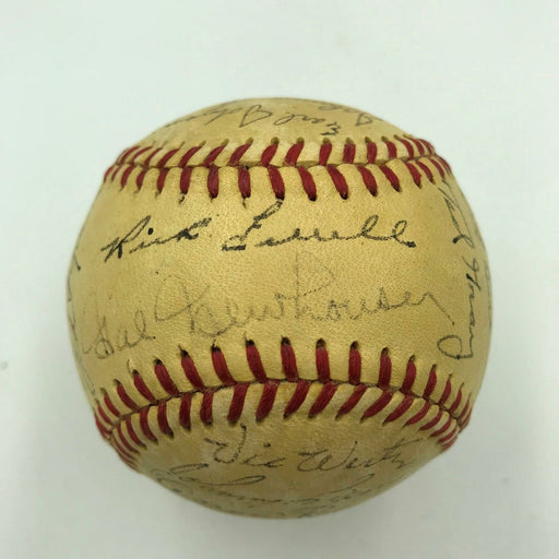 1951 Detroit Tigers Team Signed Official American League Baseball With 30 Sigs