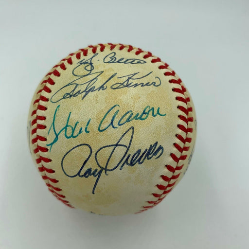 250 Home Run Club Multi Signed Baseball (13) Hank Aaron Stan Musial PSA DNA