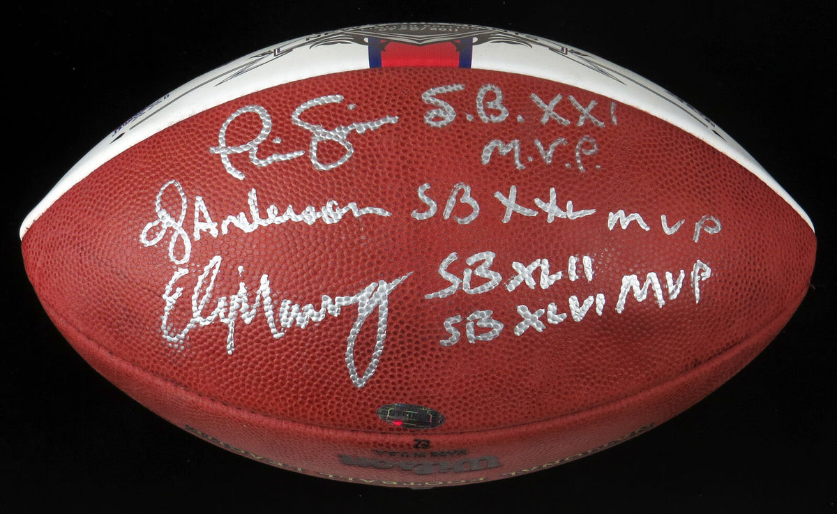 New York Giants Super Bowl MVPs OJ Anderson Phil Simms Eli Manning 16x –  Awesome Artifacts