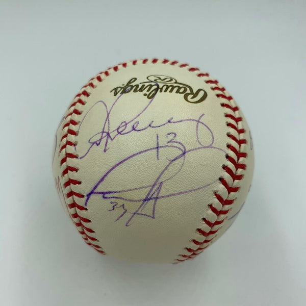 David Ortiz Alex Rodriguez 2009 WBC Dominican Republic Team Signed Baseball JSA