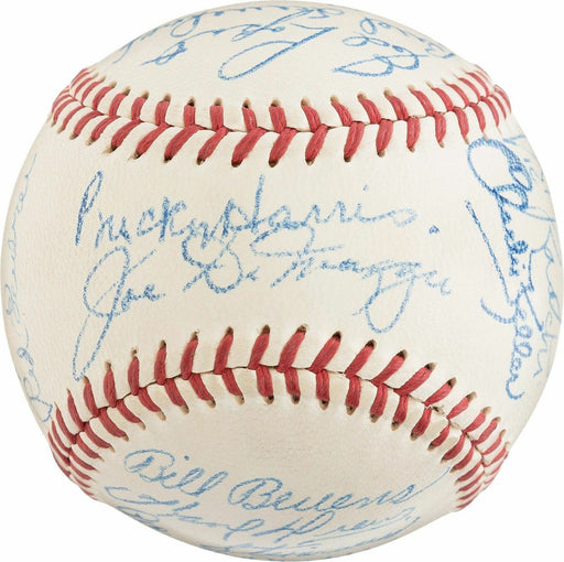 Mint 1948 New York Yankees Team Signed American League Baseball PSA DNA COA
