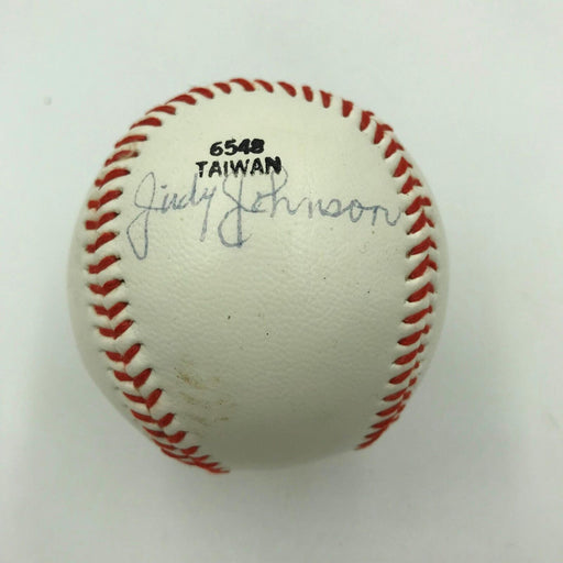 Judy Johnson Signed Autographed Vintage Baseball With JSA COA Hall Of Fame