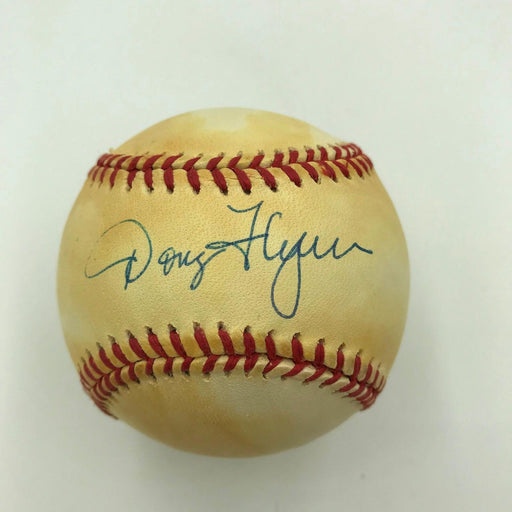 Doug Flynn Signed National League Baseball