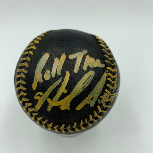 Nick Saban "Roll Tide" Signed MLB Baseball Beckett COA Alabama Crimson Tide