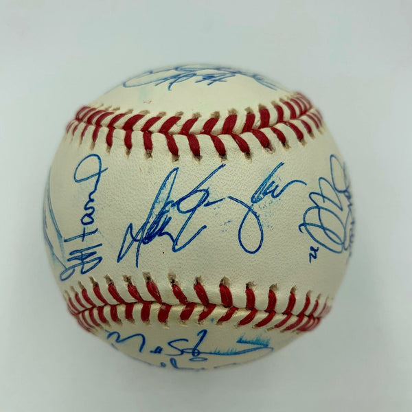 2000 Chicago Cubs Team Signed MLB Baseball Sammy Sosa With PSA DNA COA