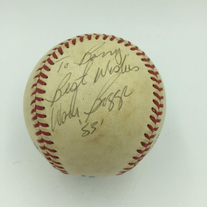 1983 Wade Boggs Rookie Signed Baseball To Famed Collector Barry Halper JSA COA