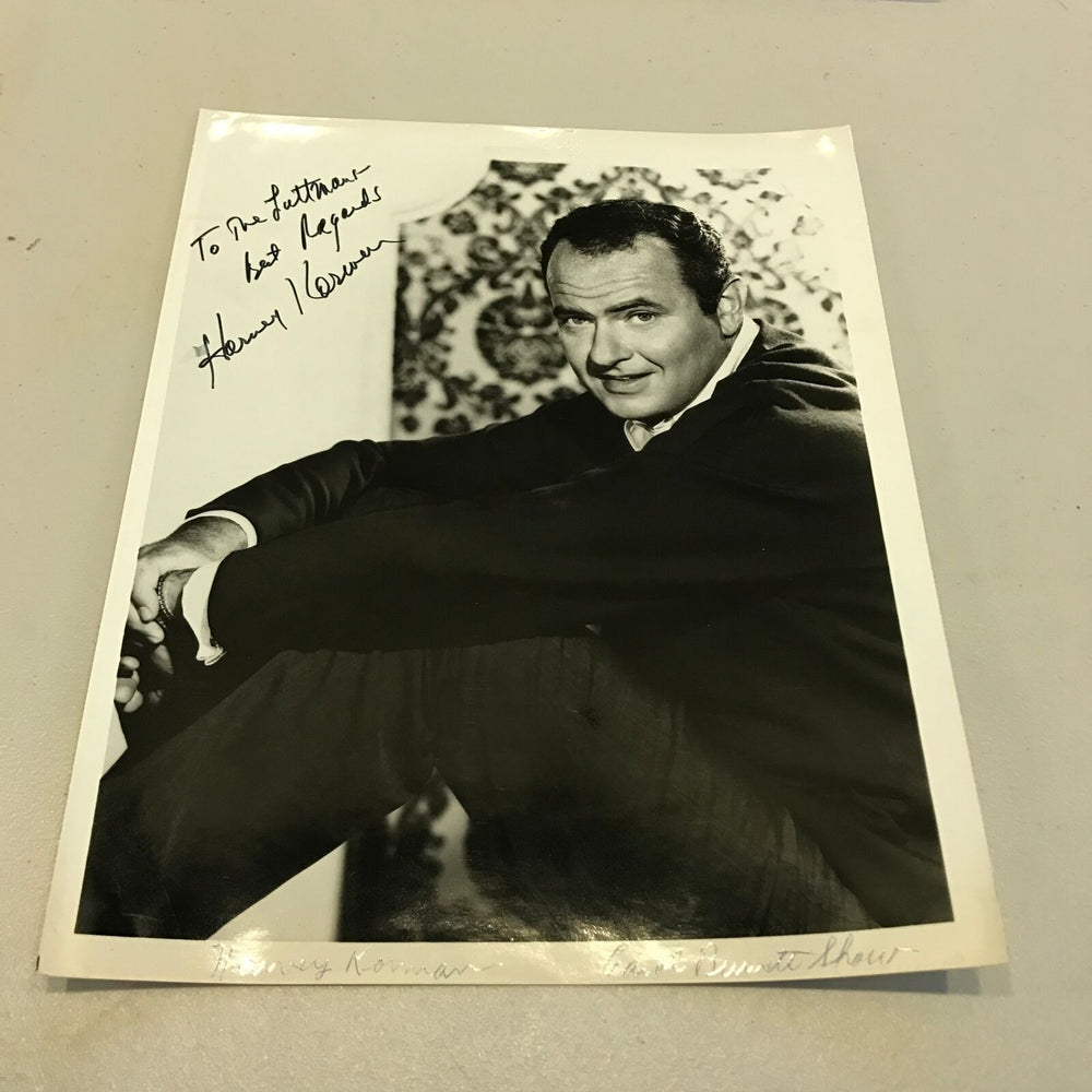 Vintage 1960's Harvey Korman The Munsters Signed Autographed 8x10 Photo JSA COA