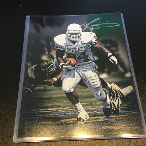 Ricky Williams Signed 2014 National Sports Convention VIP Photo Texas Longhorns