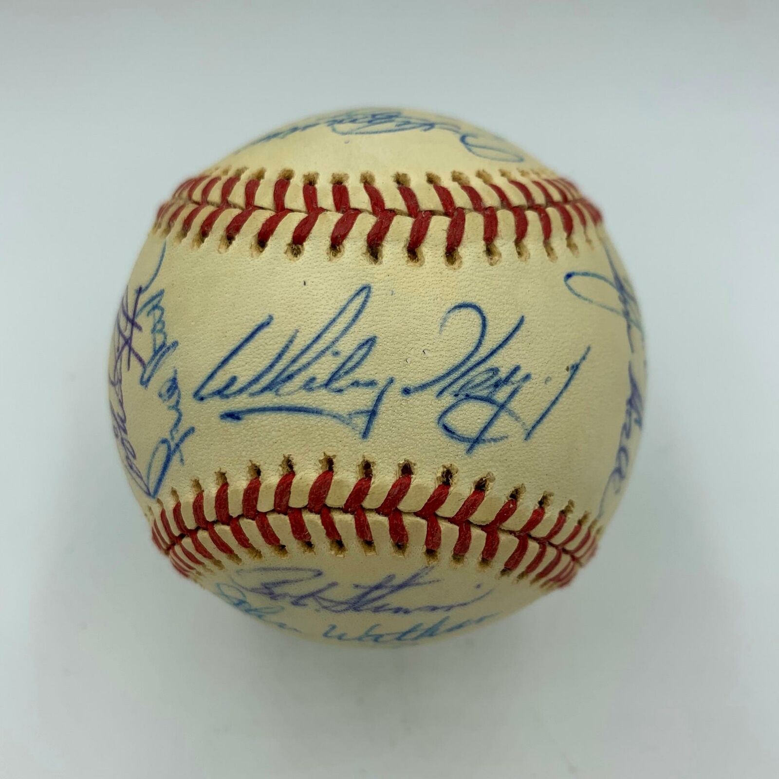 1976 Kansas City Royals Team Signed American League Baseball George Br —  Showpieces Sports