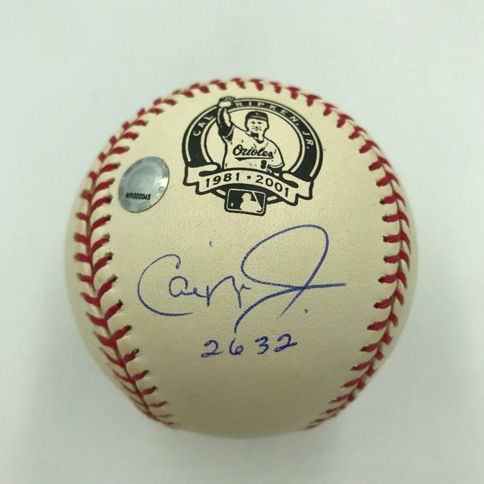 Cal Ripken Jr. 2632 Games Signed Special Edition Final Game Baseball Steiner MLB