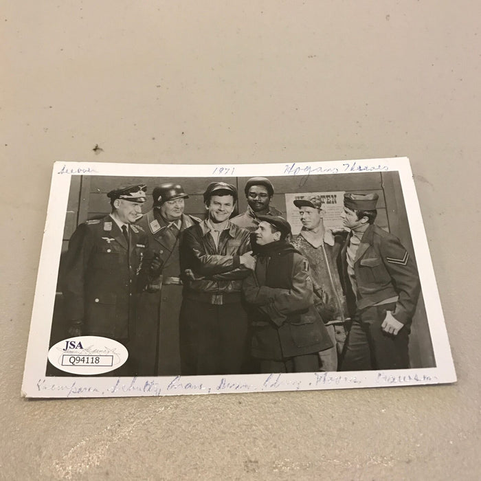 Rare 1960's Bob Crane Hogans Heroes Signed Autographed Photo Postcard JSA COA