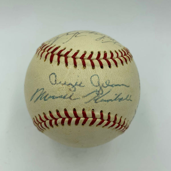 Rare 1941 Brooklyn Dodgers Team Signed American League Baseball With JSA COA