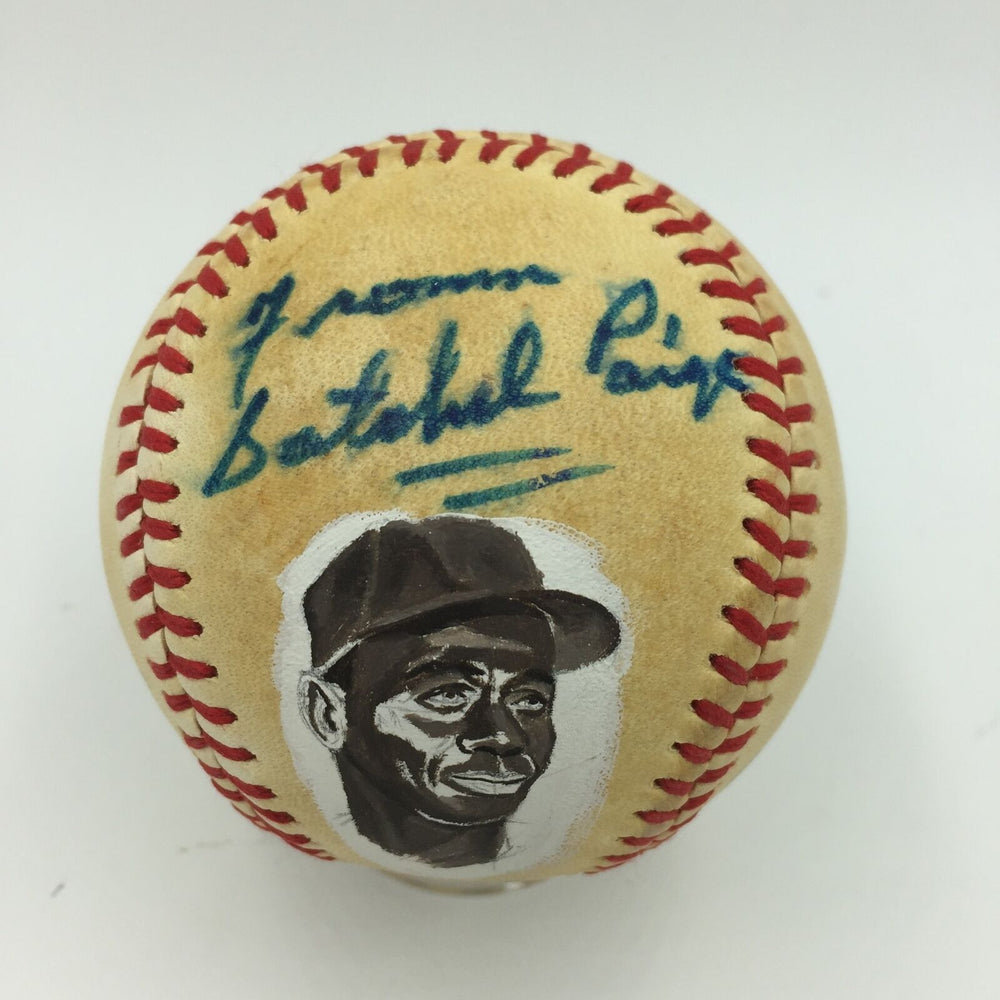 Satchel Paige Single Signed Autographed American League Baseball JSA COA