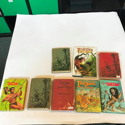 Lot Of 8 Vintage Tarzan Books From The 1950's