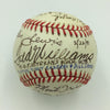 1991 Hall Of Fame Veterans Committee Signed Baseball 19 Ted Williams Stan Musial