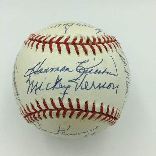 Washington Senators Hall Of Fame & Legends Multi Signed Baseball 25 Sigs PSA