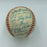 Nice 1959 Cleveland Indians Team Signed Baseball Joe Gordan With JSA COA
