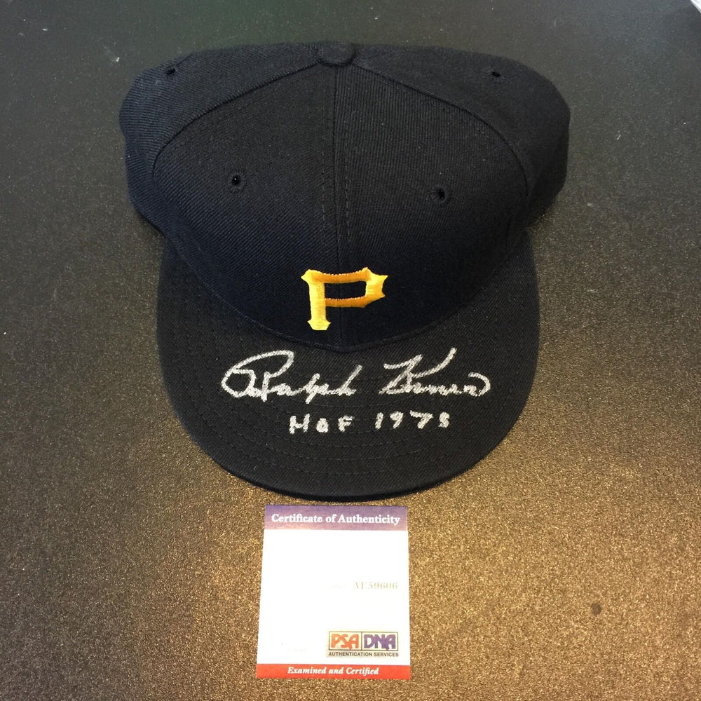 Ralph Kiner "HOF 1975" Signed Game Model Pittsburgh Pirates Cap Hat PSA DNA COA