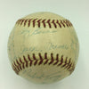 1959 New York Yankees Team Signed Baseball Mickey Mantle Yogi Berra JSA COA