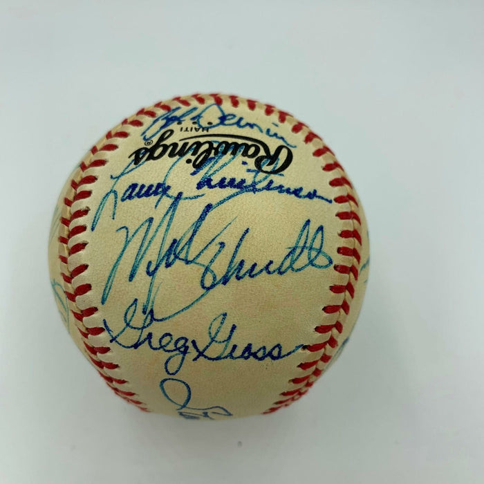 The Finest 1983 Philadelphia Phillies NL Champs Team Signed Baseball JSA COA