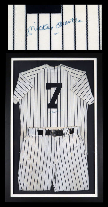 Magnificent Mickey Mantle Signed New York Yankees Uniform Jersey