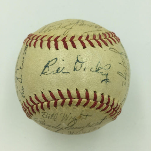 1946 New York Yankees Team Signed American League Baseball Joe Dimaggio JSA COA