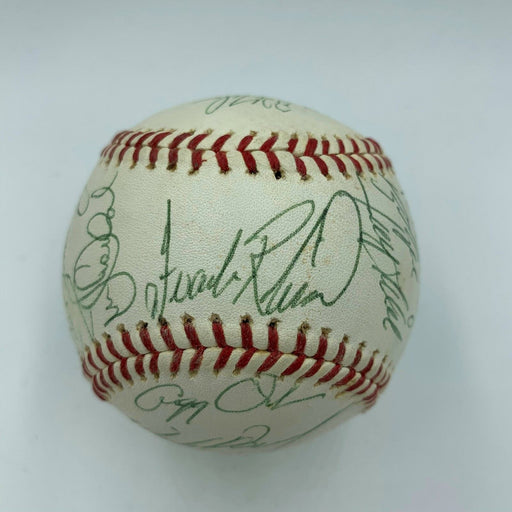 1991 Baltimore Orioles Team Signed Baseball Cal Ripken Jr. & Frank Robinson