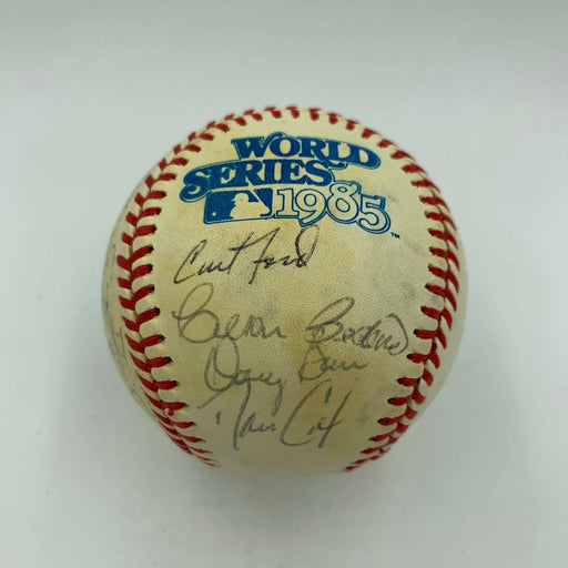 1985 St. Louis Cardinals NL Champs Team Signed World Series Baseball JSA COA