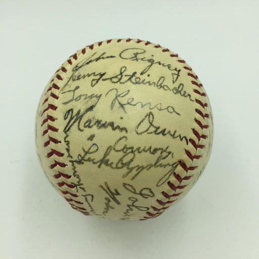 Nice 1939 Chicago White Sox Team Signed American League Baseball JSA COA