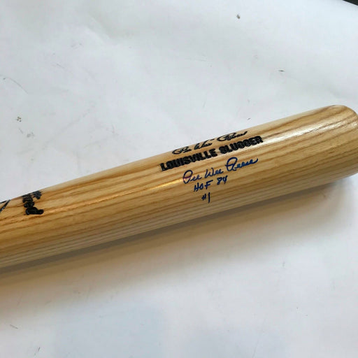 Pee Wee Reese "#1 Hall Of Fame 1984" Signed Inscribed Game Model Bat PSA DNA