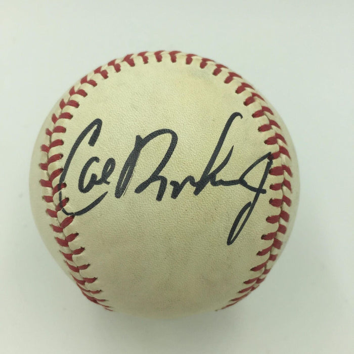 Cal Ripken Jr. Rookie Era Signed Autographed American League Baseball JSA COA