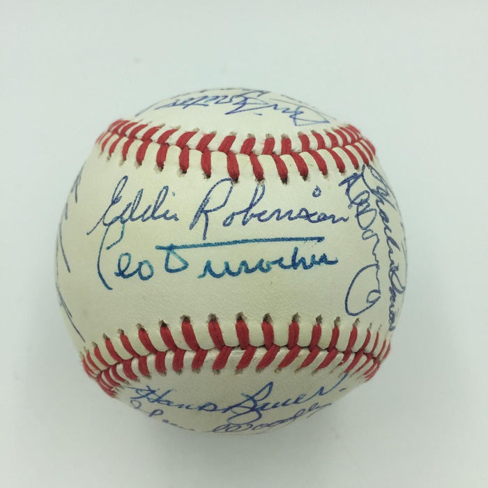 1930's-1970's New York Yankees Hall Of Fame & Legends Signed Baseball 25 PSA DNA