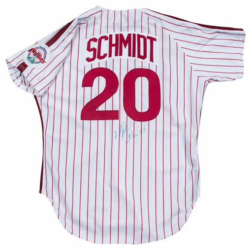 1980's Mike Schmidt Signed Rawlings Philadelphia Phillies Game Jersey Beckett