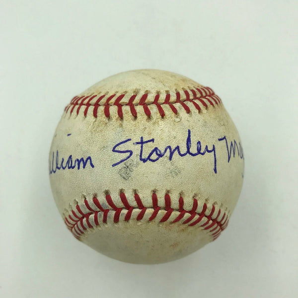 William Stanley Bill Mazeroski Full Name Signed Game Used MLB Baseball JSA COA