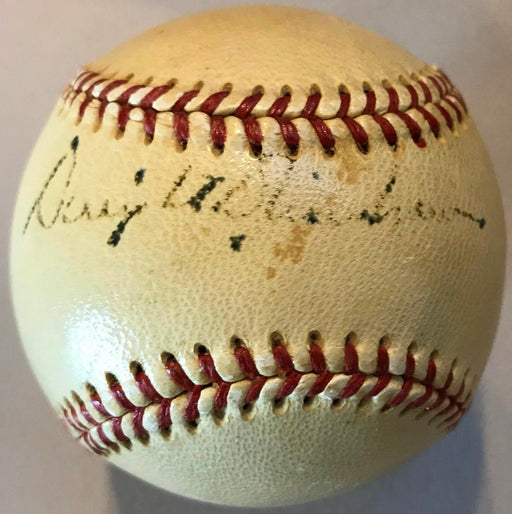 President Dwight D. Eisenhower Single Signed 1950's  Baseball With PSA DNA COA