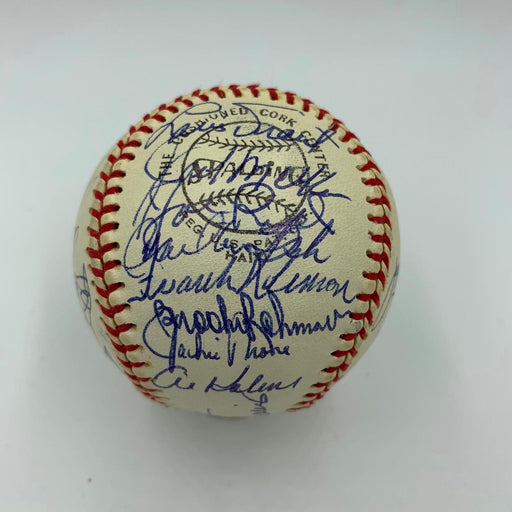 The Finest 1974 All Star Game Team Signed Baseball Thurman Munson 32 Sigs JSA