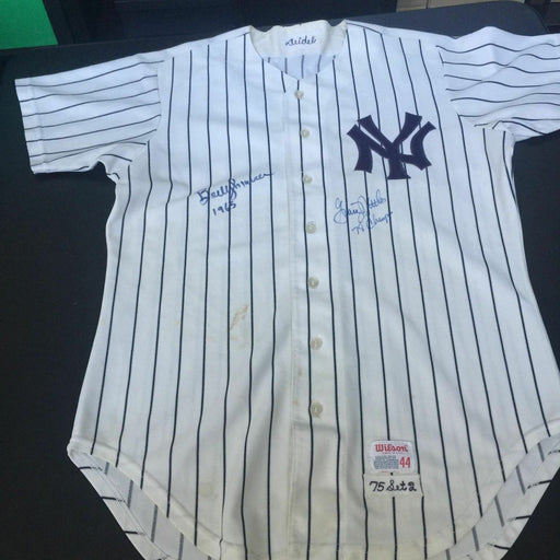 Rare 1975 Bobby Murcer Signed New York Yankees Game Used Home Jersey JSA COA