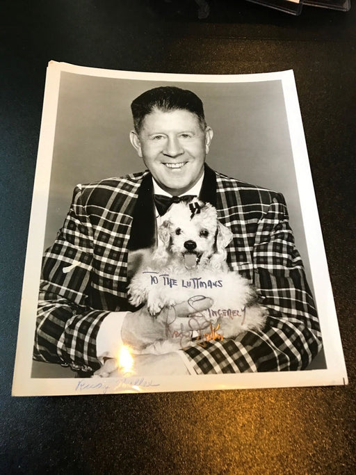 Vintage 1960's  Rudy Vallee Signed Autographed Original Photo