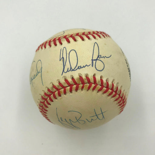 Nolan Ryan George Brett Robin Yount Cepeda Signed Hall Of Fame Baseball PSA DNA