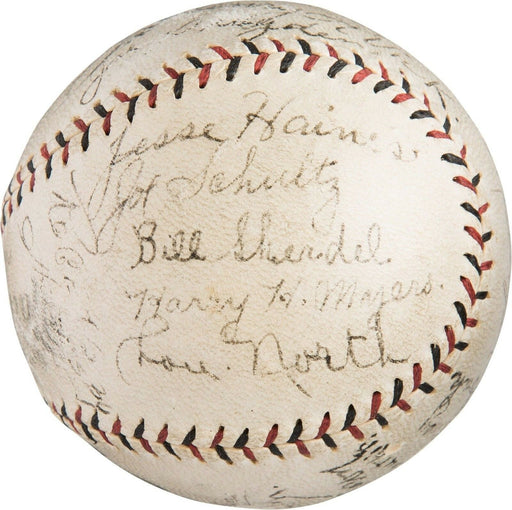 The Finest 1924 St. Louis Cardinals Team Signed Baseball Hornsby Bottomley JSA