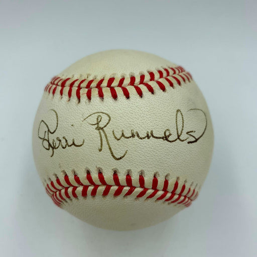 Terri Runnels Signed Autographed Baseball WWE Wrestling With JSA COA