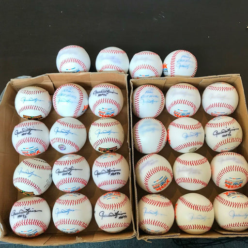 Lot Of 28 Rollie Fingers Signed Autographed 341 Saves Special Edition Baseballs
