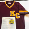 1992 Derek Jeter Signed Original Kalamazoo High School Wilson Jersey JSA COA