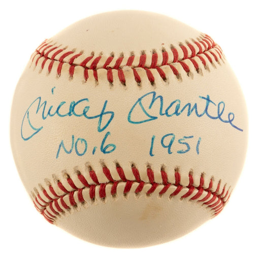 Mickey Mantle Signed 1964 American Legion World Series Game Used Baseball  PSA