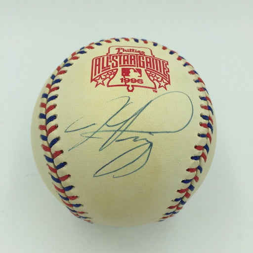 Mike Piazza Signed Autographed Official 1996 All Star Game Baseball JSA Sticker