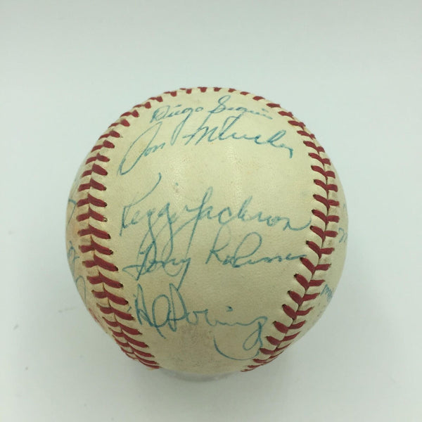 1970 Oakland Athletics A's Team Signed American League Baseball With JSA COA