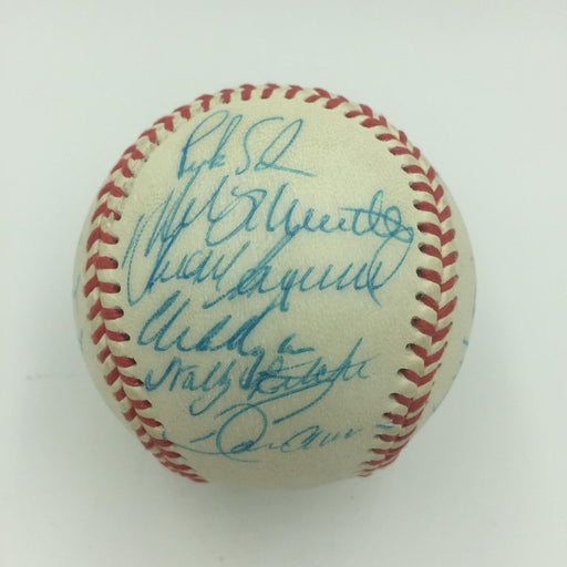 1987 Philadelphia Phillies Team Signed Baseball With Mike Schmidt