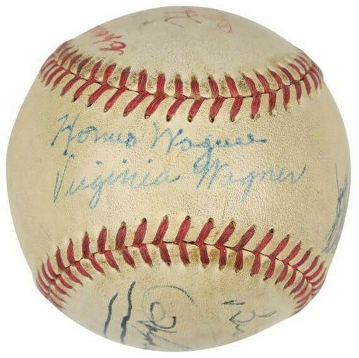 Beautiful Honus Wagner Sweet Spot Signed Autographed Baseball With PSA DNA COA