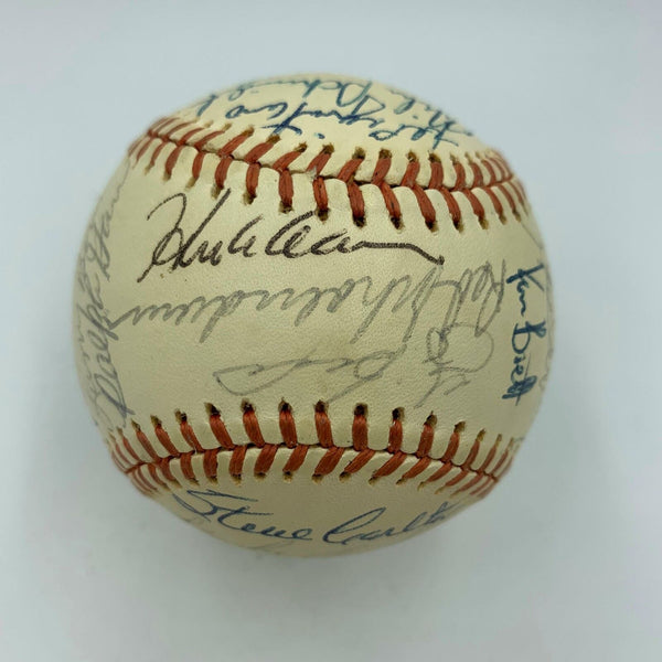 1974 All Star Game Signed Baseball Hank Aaron Mike Schmidt Sparky Anderson COA